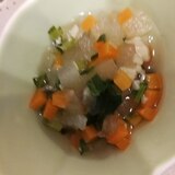 【離乳食後期】冬瓜にんじん小松菜えのきの煮物